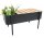 PlanterBench - Outdoor Bench in Oak Finish